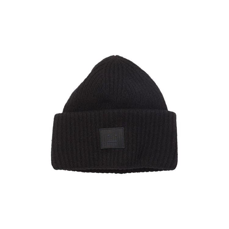 Acne Studios Pansy N Face Beanie Black