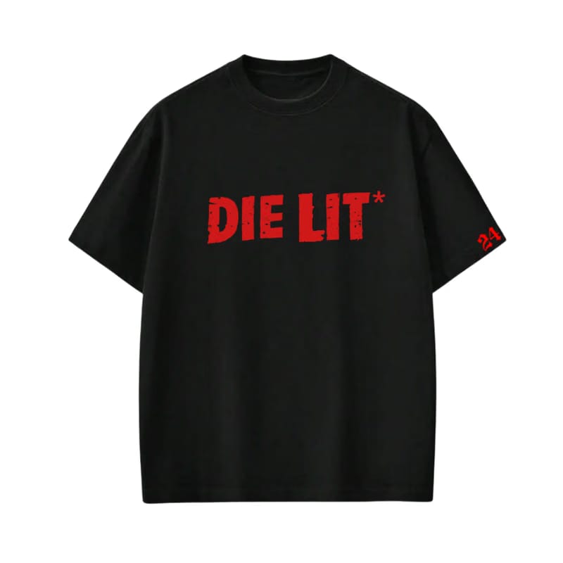 Carti - DIE LIT (Black and Red) T-shirt