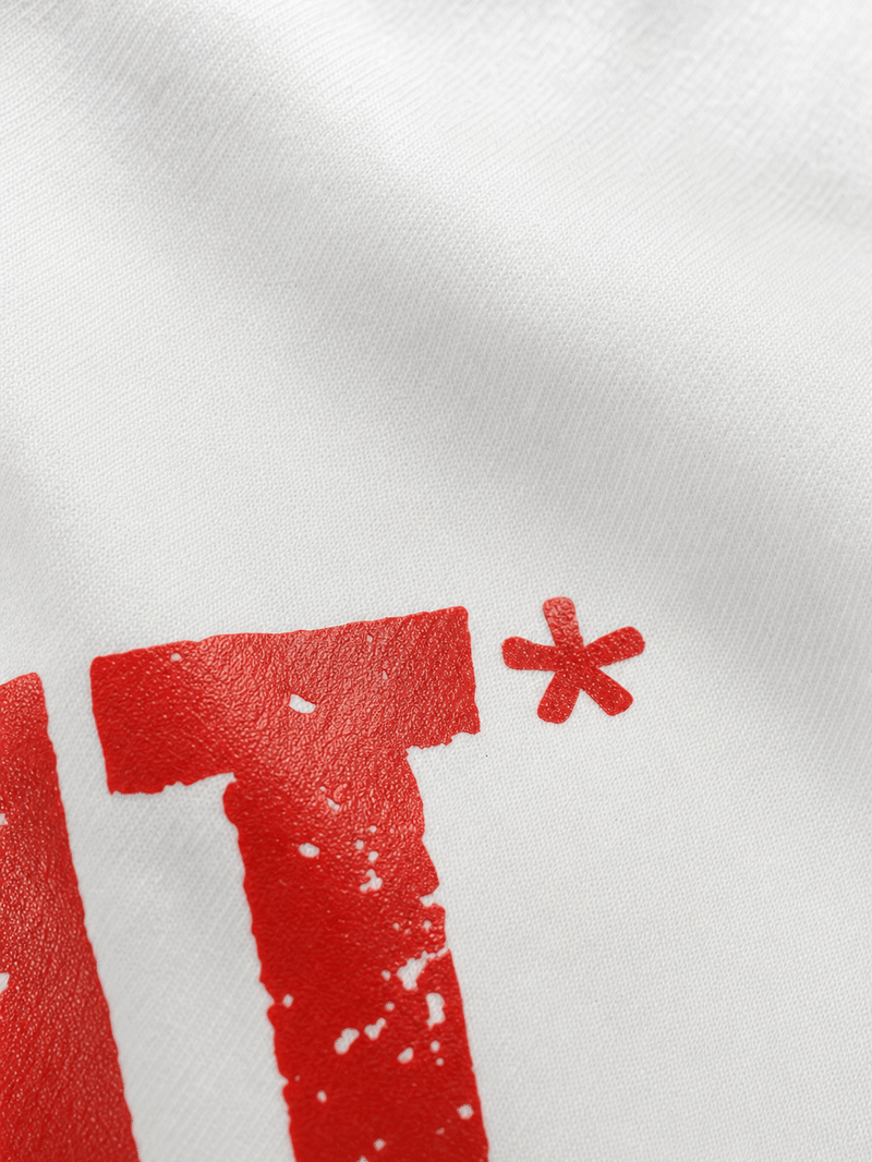 Carti - DIE LIT (White And Red) T-shirt