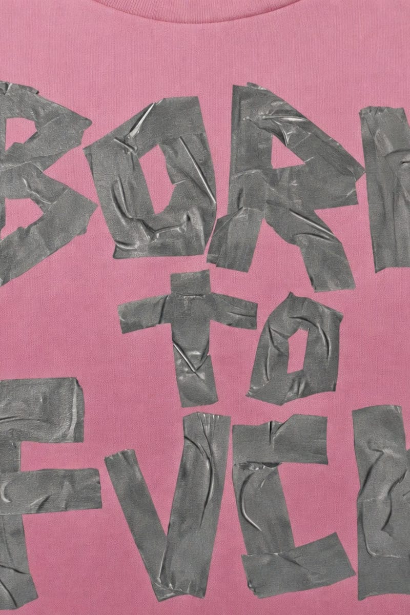 Forfksake Born To Fuck Pink T-Shirt