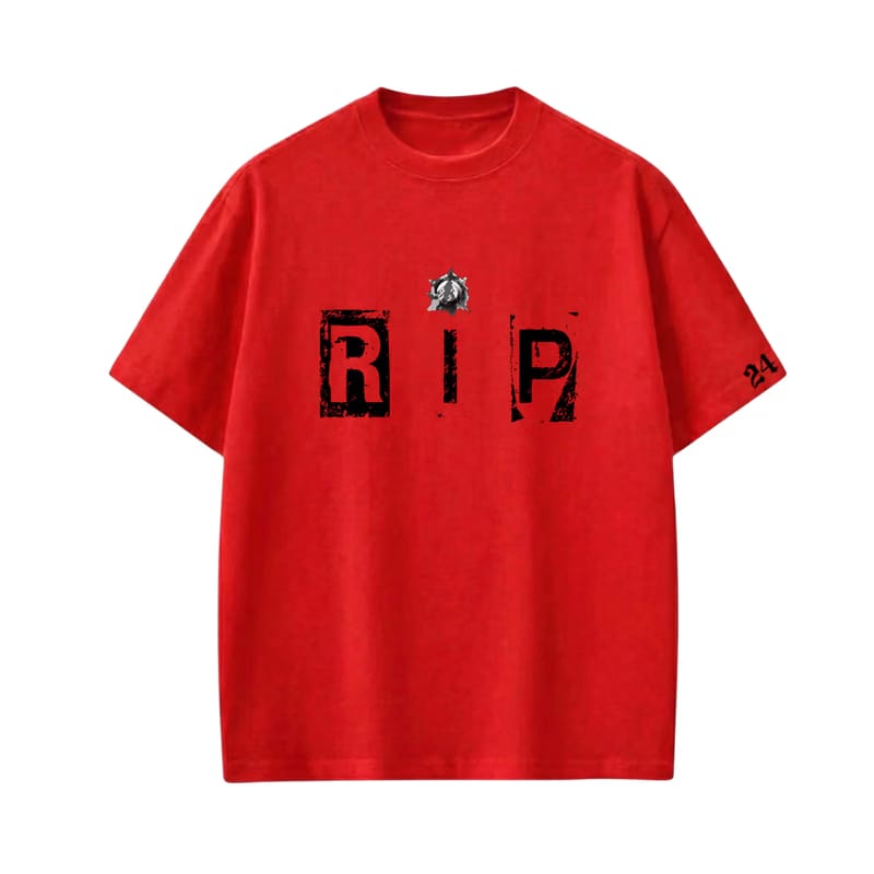 Carti - REST IN PEACE (Red and Black) T-shirt