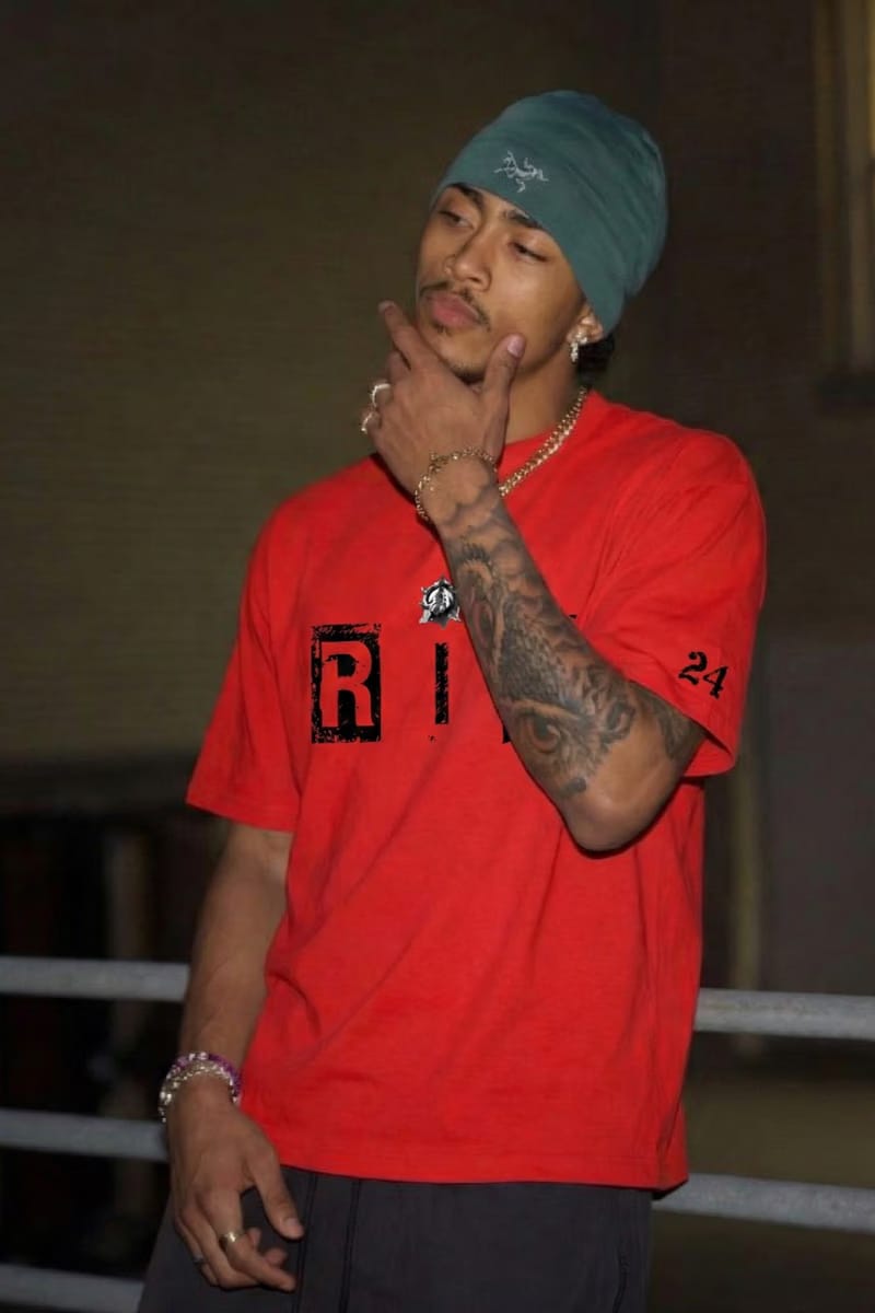 Carti - REST IN PEACE (Red and Black) T-shirt