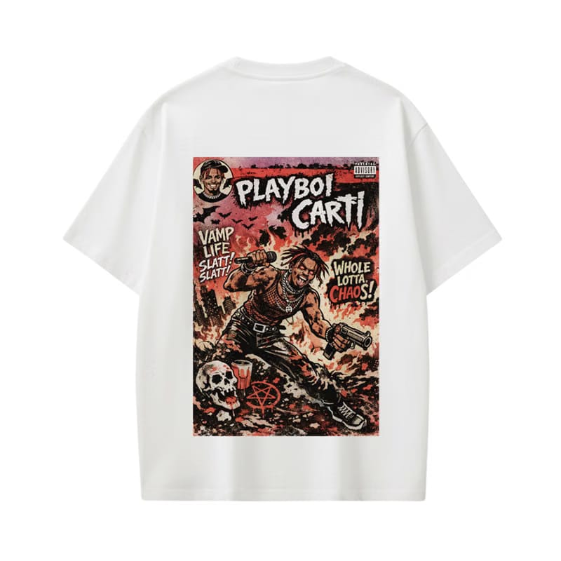 Carti - Vol.1 Comic (White) T-shirt