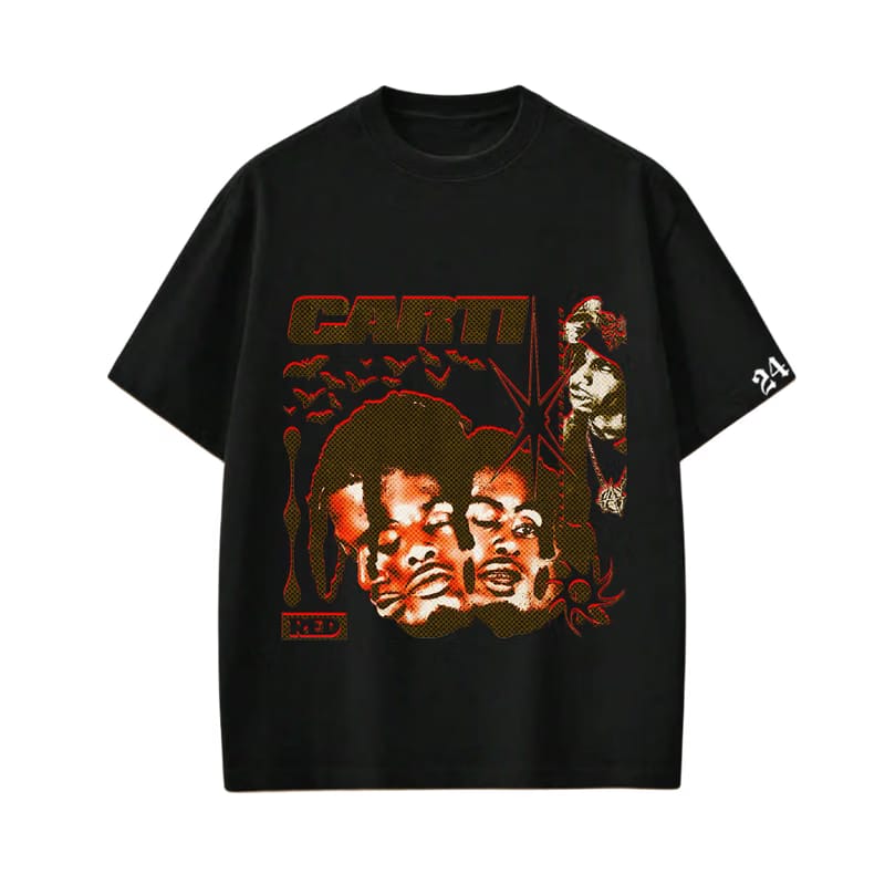 Carti - WAKE UP, FIRST OF THE MONTH (Black) T-shirt