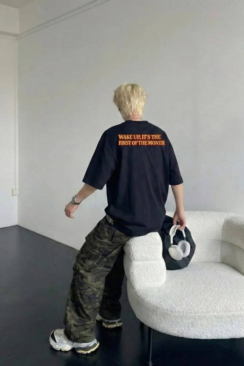 Carti - WAKE UP, FIRST OF THE MONTH (Black) T-shirt