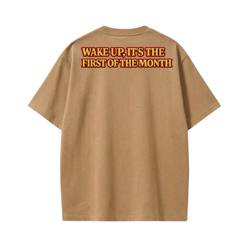 Carti - WAKE UP, FIRST OF THE MONTH (Brown) T-shirt