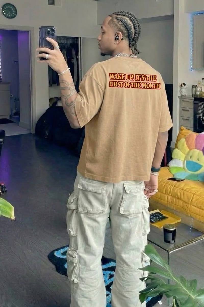 Carti - WAKE UP, FIRST OF THE MONTH (Brown) T-shirt