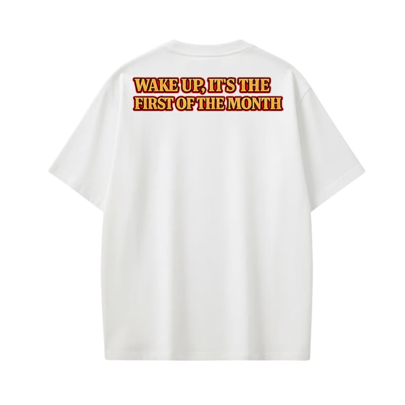 Carti - WAKE UP, FIRST OF THE MONTH (White) T-shirt