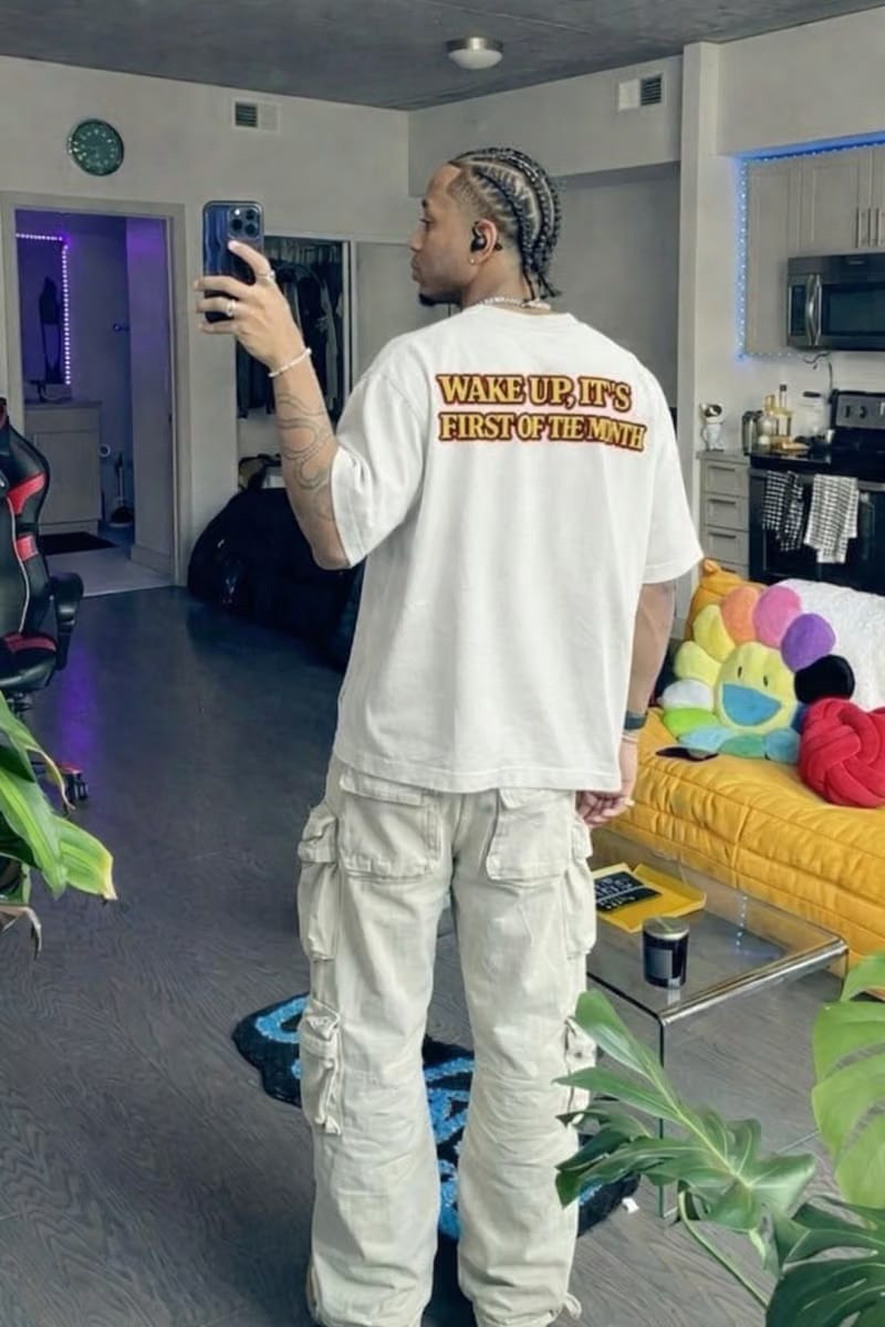 Carti - WAKE UP, FIRST OF THE MONTH (White) T-shirt