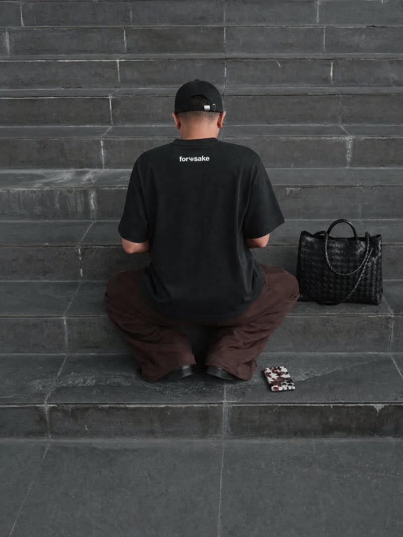 Forfksake Emotionally Unavailable Black T-Shirt
