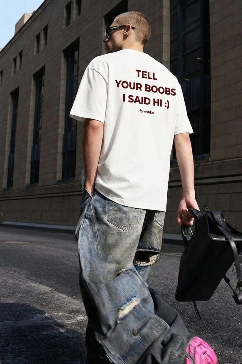 Forfksake Greetings White T-Shirt