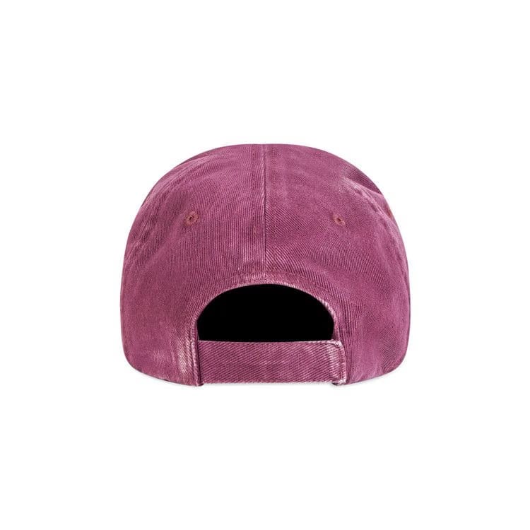Balenciaga Logo Visor Cap Grape/White