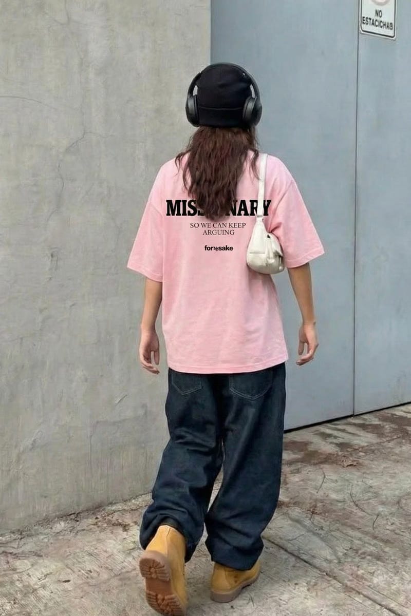 Forfksake Missionary Arguments Club Pink T-Shirt