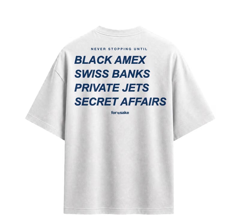 Forfksake Secret Affairs White T-Shirt