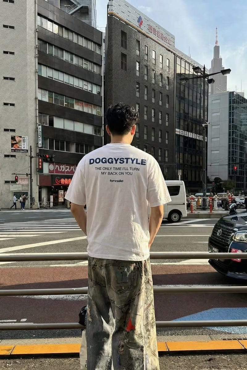 Forfksake Turn My Back White T-Shirt