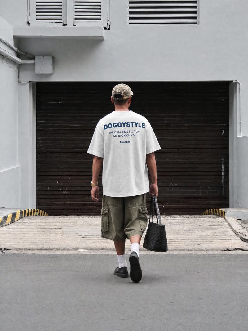 Forfksake Turn My Back White T-Shirt