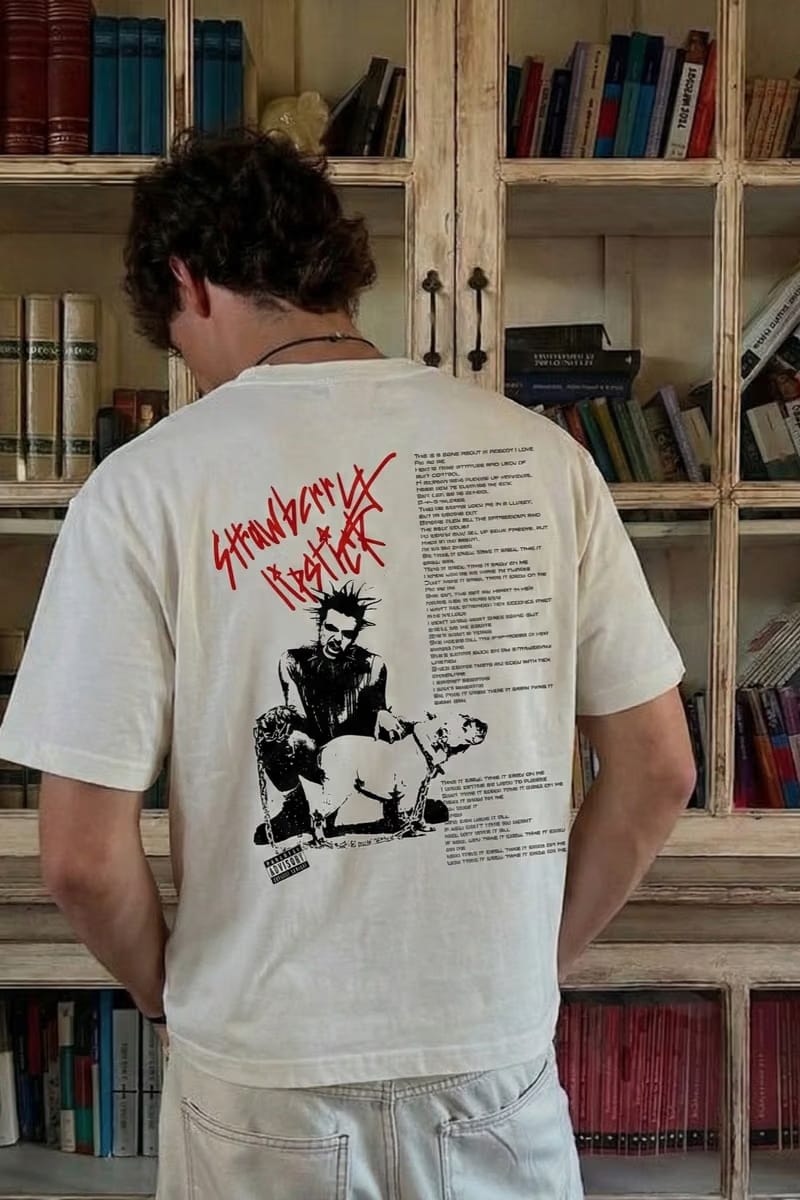 Blud - Strawberry Spikes (White) T-shirt