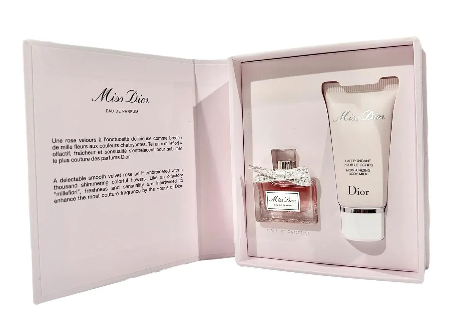 Dior Miss Perfume & Lotion - Mini set de regalo de viaje para mujer (perfume de 0.2 fl oz/loción, 0.67 onzas líquidas)
