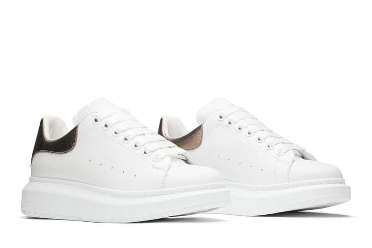 Alexander McQueen Wmns Oversized Sneaker 'White Rose Gold'
