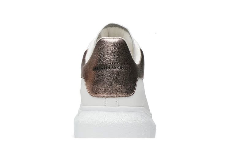 Alexander McQueen Wmns Oversized Sneaker 'White Rose Gold'