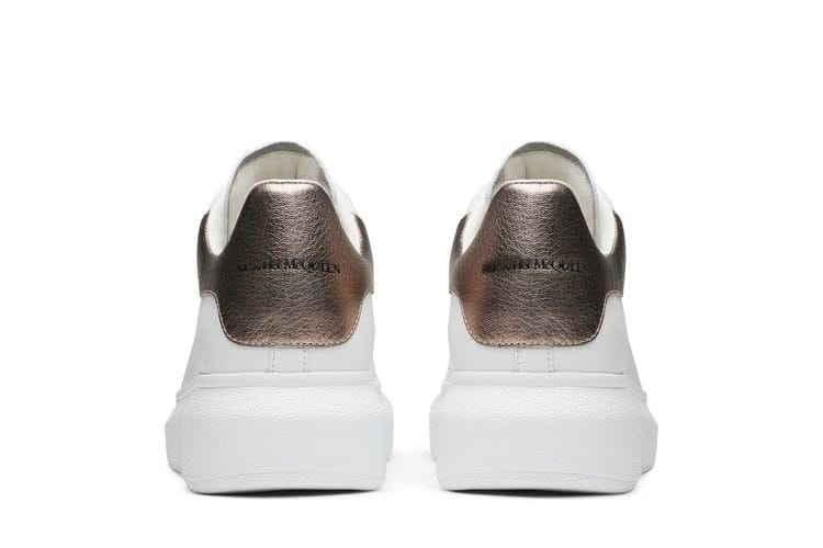 Alexander McQueen Wmns Oversized Sneaker 'White Rose Gold'