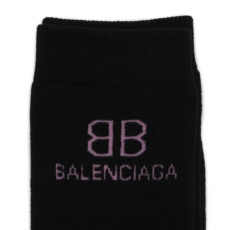 Balenciaga BB Socks Black/Pink