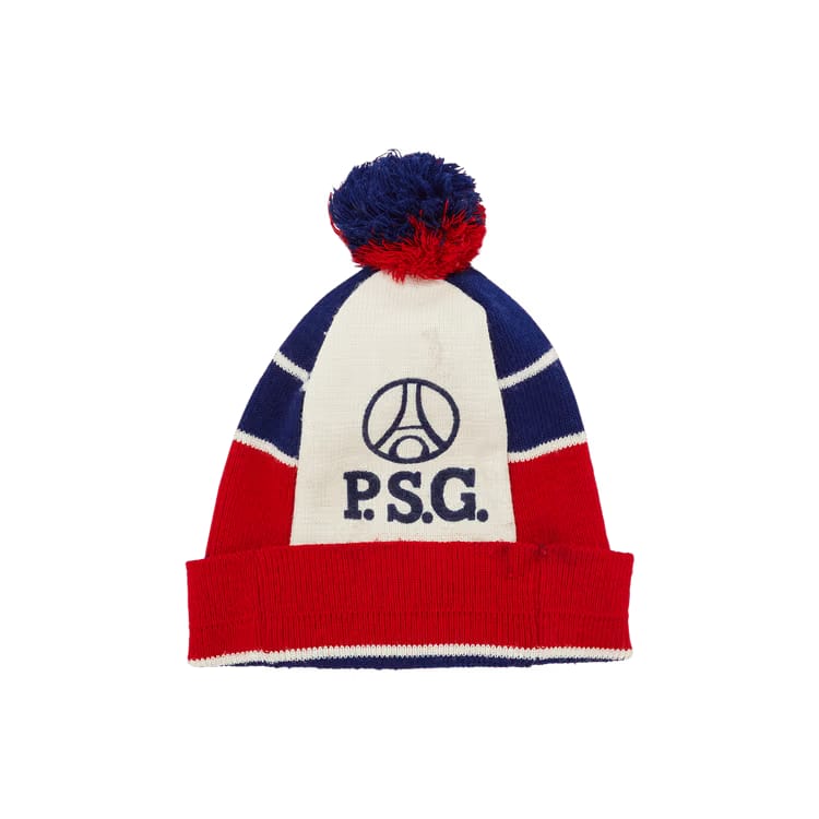Paris Saint-Germain P.S.G. Pom Pom Beanie Blue/Red/White