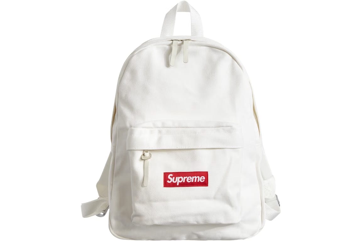 Supreme Canvas Backpack White