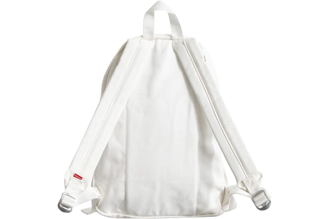 Supreme Canvas Backpack White