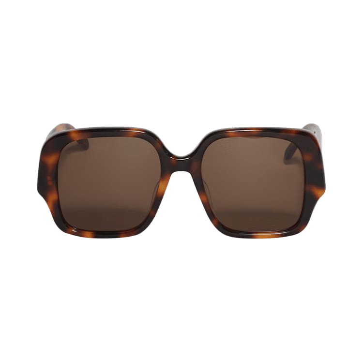Loewe Square Slim Sunglasses Dark Havana/Brown