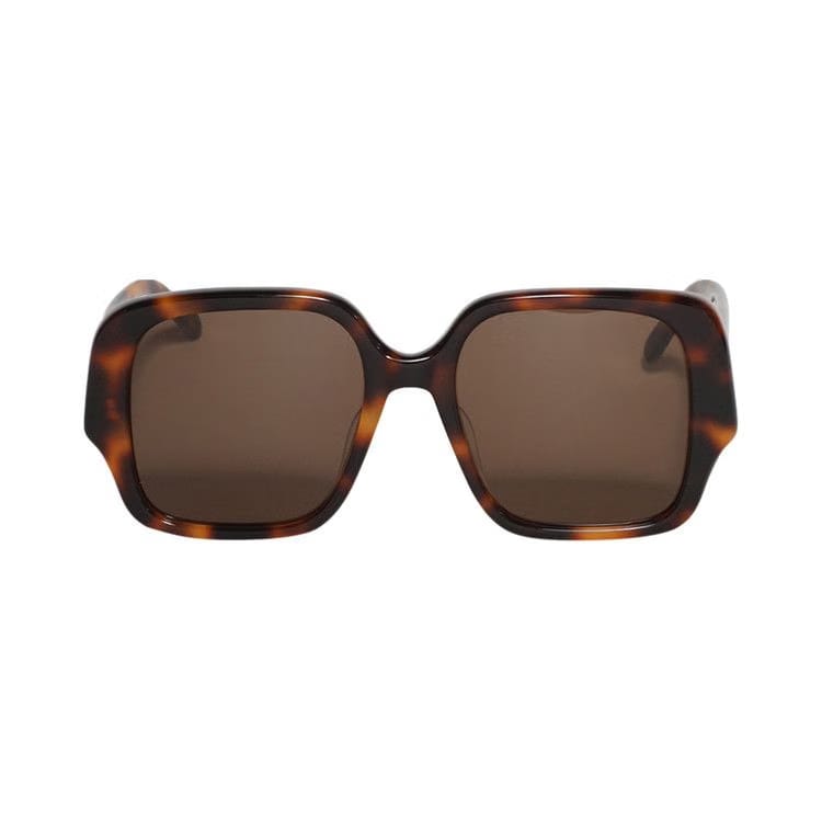 Loewe Square Slim Sunglasses Dark Havana/Brown