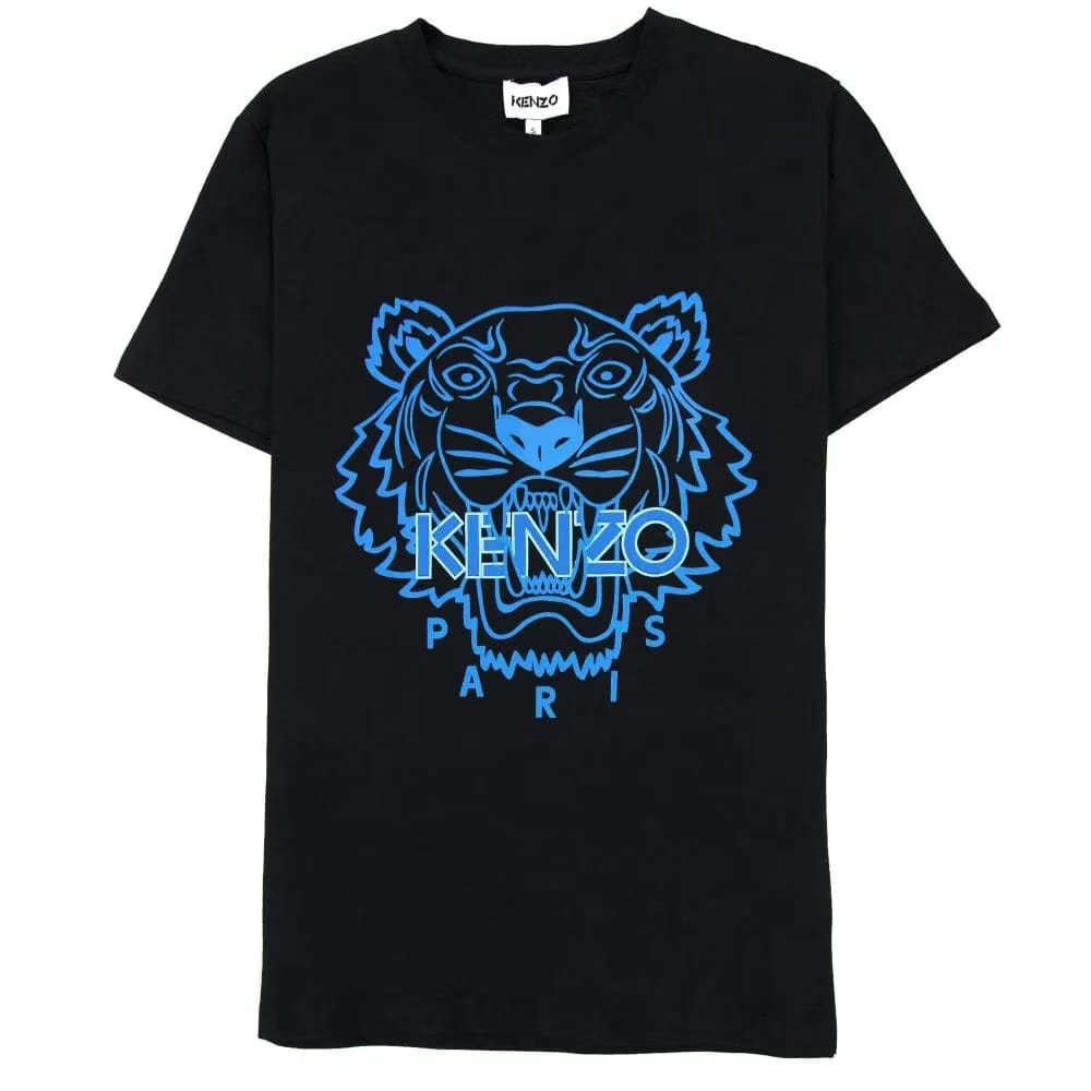 Kenzo Blue Rubber Tiger T-Shirt