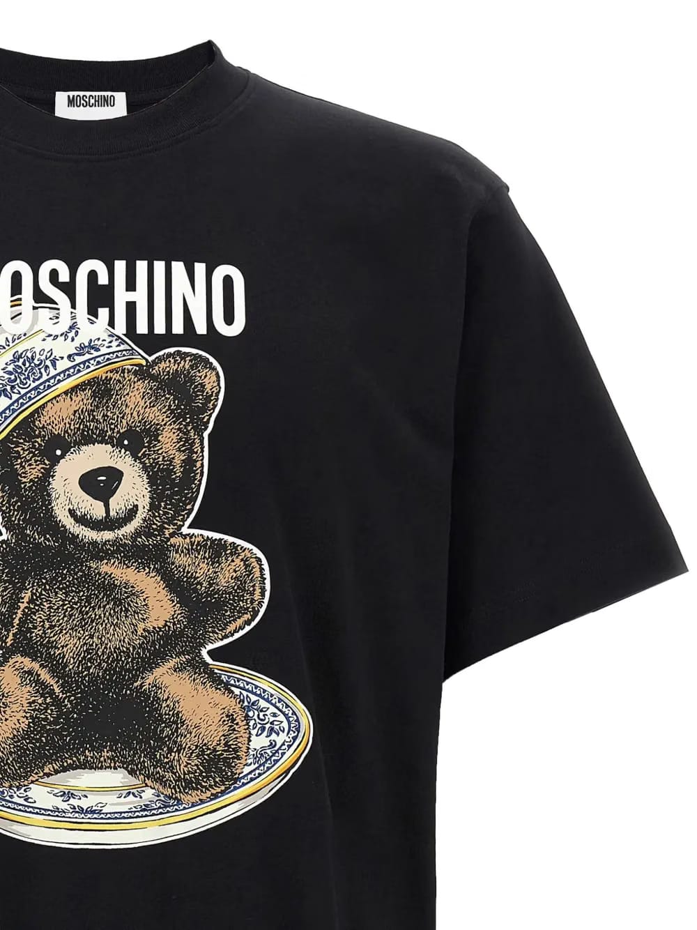 Moschino Teddy-print T-Shirt Black