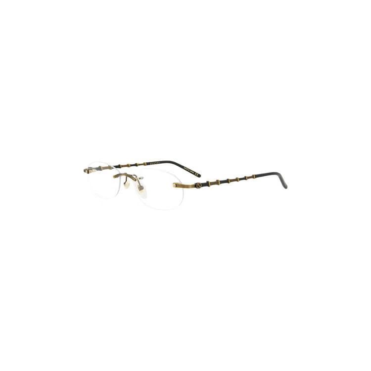 Gucci Oval Sunglasses Gold/Transparent