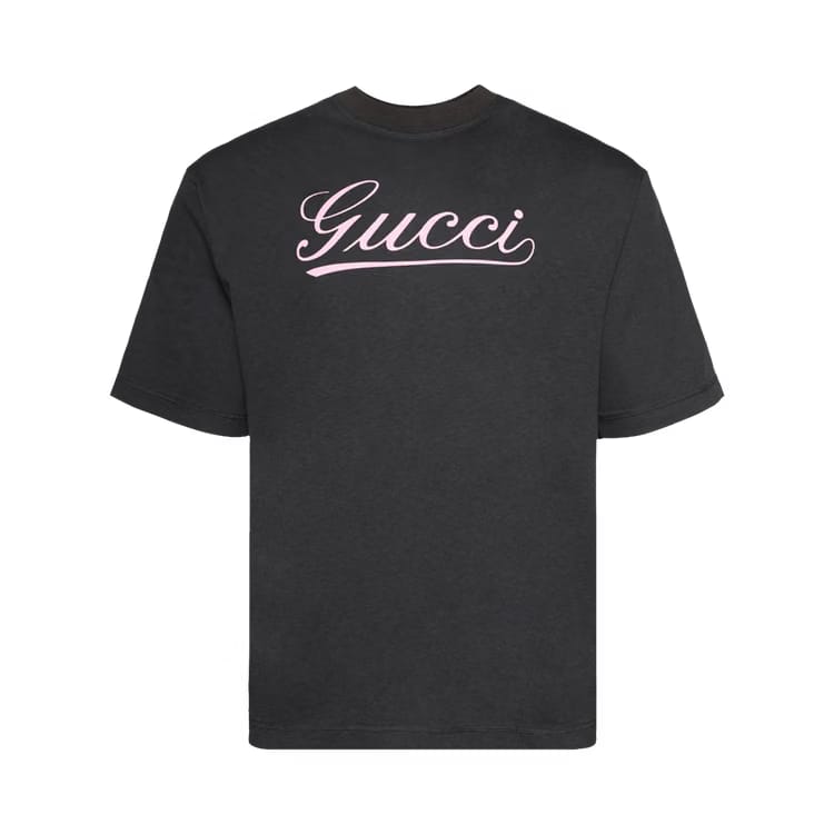 Gucci Script Logo T-Shirt Black