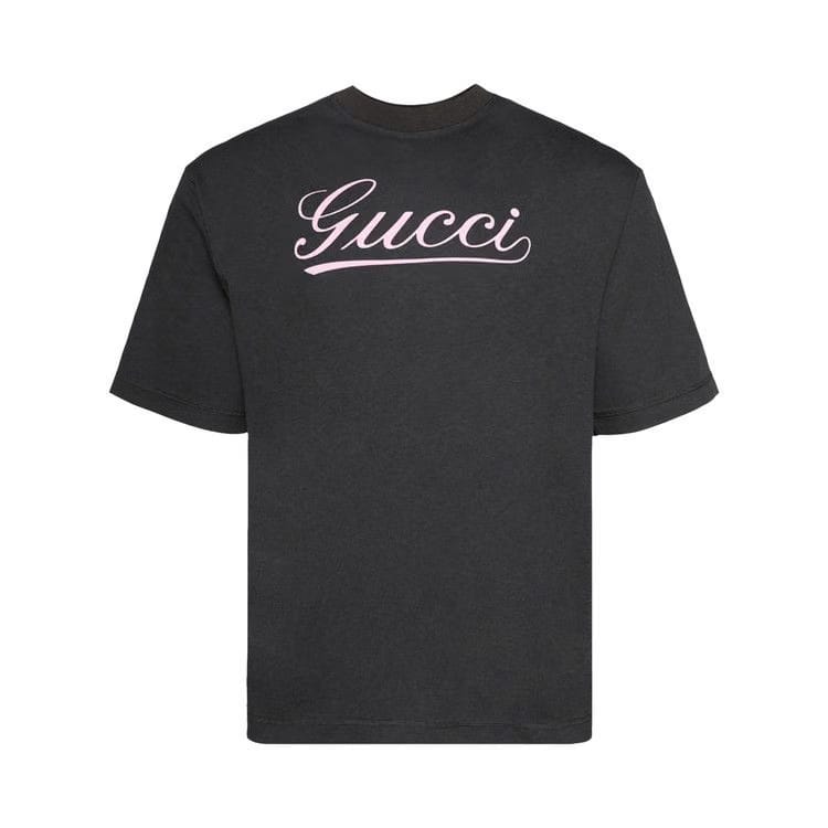 Gucci Script Logo T-Shirt Black