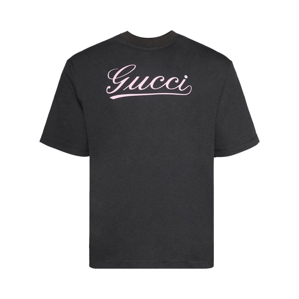 Gucci Script Logo T-Shirt Black