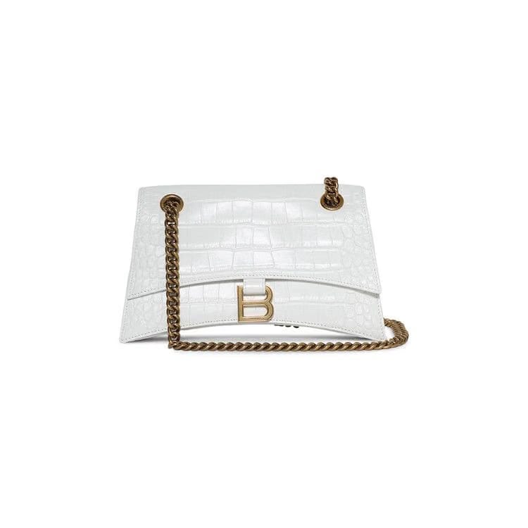 Balenciaga Crush Chain Bag Optic White