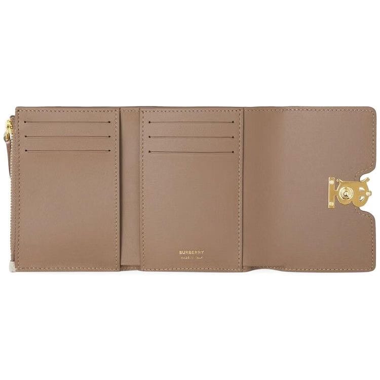 Burberry Compact Wallet Camel/Archive Beige/Warm Tan