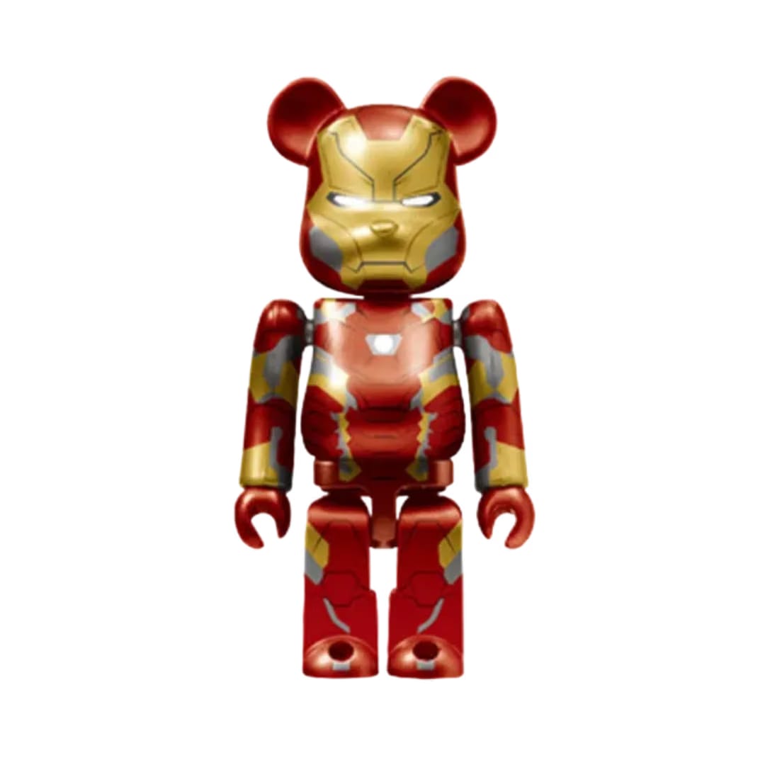 Bearbrick x Marvel Infinity Saga Iron man Mark 46 bearbrick 100%