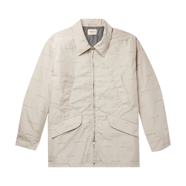 Fear of God All Over Print Nylon Field Jacket Bone