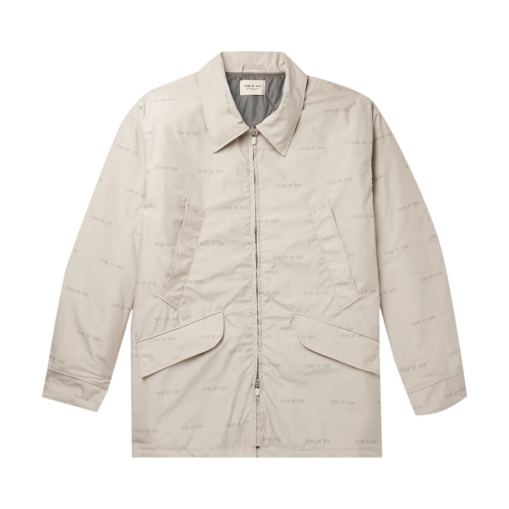 Fear of God All Over Print Nylon Field Jacket Bone