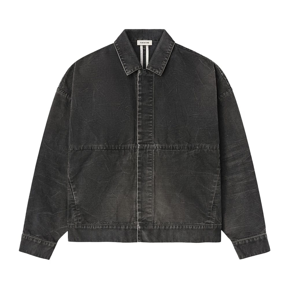 Fear of God Canvas Utility Jacket Washed Black