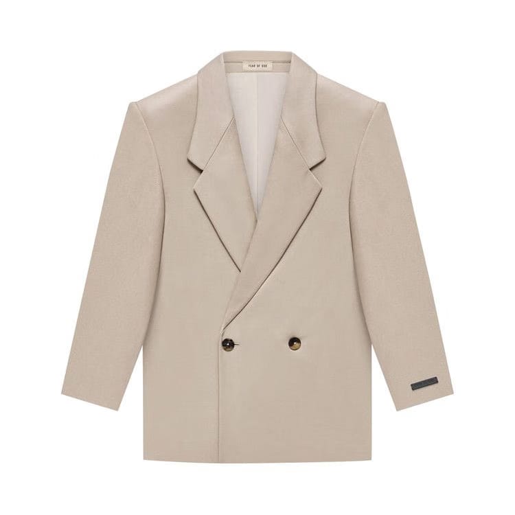 Fear of God Cav Twill Suit Jacket Dusty Beige