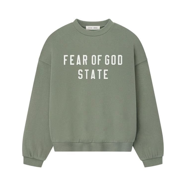Fear of God Essentials 90's Crewneck Moss
