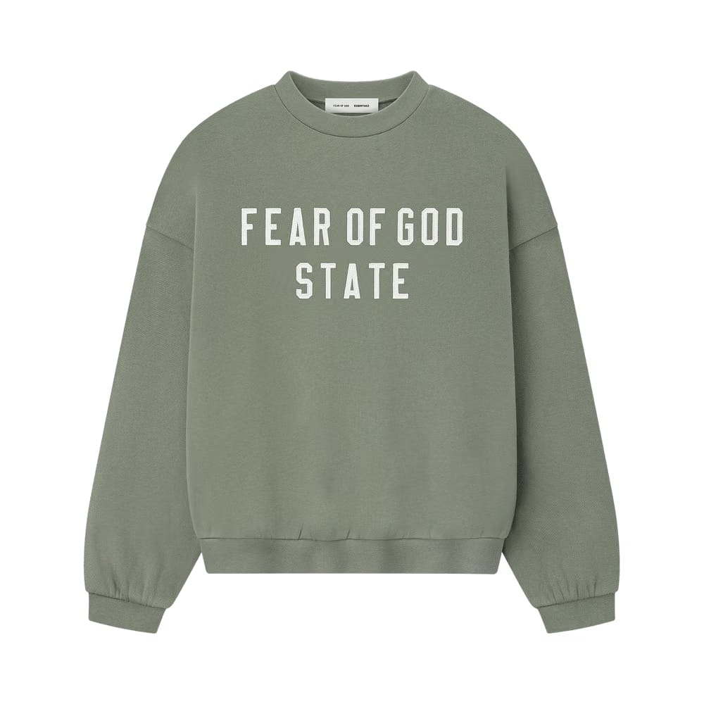 Fear of God Essentials 90's Crewneck Moss