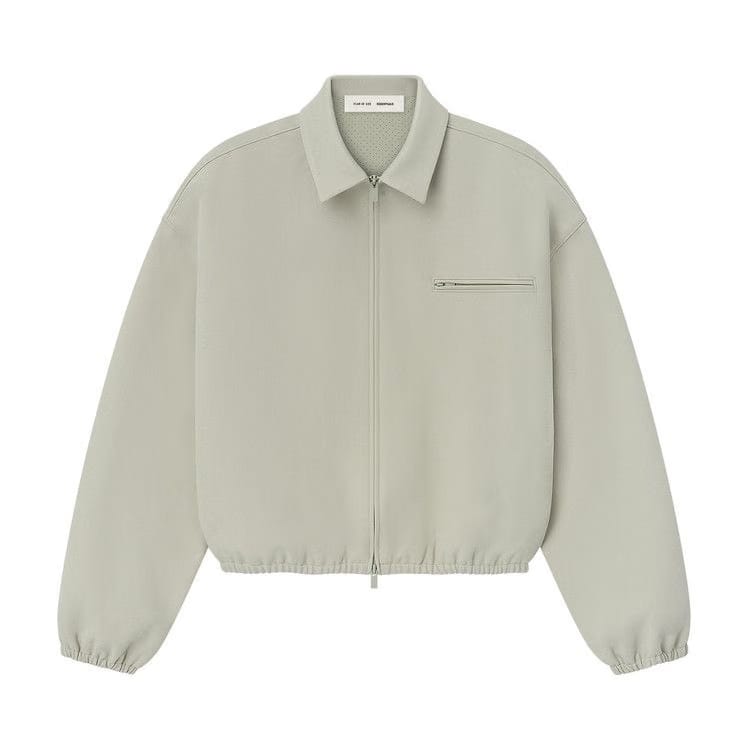 Fear of God Essentials Bonded Canvas Jacket Abbey Stone