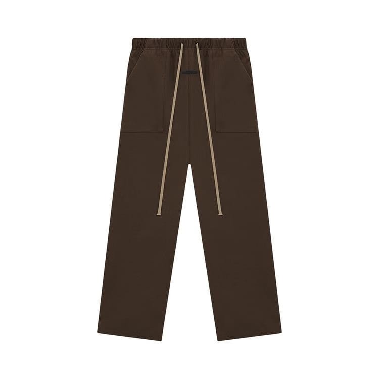 Fear of God Essentials Bonded Nylon Utility Pant Brown