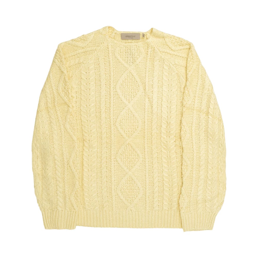Fear of God Essentials Cable Knit Canary