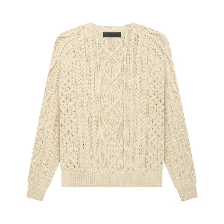 Fear of God Essentials Cable Knit Eggshell